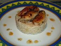 Miss Cocina: Chipirones a la plancha con arroz blanco ( Pizza Pan )