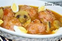   Albóndigas de Pavo con Champiñones