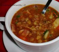   Sopa de Lentejas.