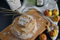    Pan de sidra y manzana con escanda