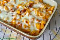   MACARRONES CON QUESO Y CHORIZO 
