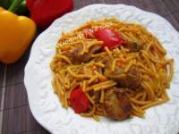   FIDEOS PERLA CON COSTILLA 