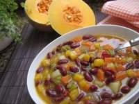   HABAS ROJAS CON CALABAZA Y VERDURAS 