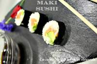 Maki Sushi con salmón y aguacate, mi primera vez que me enfrento a ello ... que cosa tan rica ~ COCINA DE UNA BANCARIA ESTRESADA