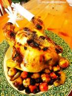   POLLO RELLENO DE FRUTOS SECOS PARA CELEBRAR VUESTRAS 500.000 VISITAS :-) MUCHÌSIMAS GRACIAS Y FELIZ NAVIDAD PARA TODOS :-) #recetanavideña
