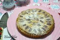   Tarta con nueces pecanas y chocolate