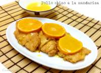   Pollo chino a la mandarina