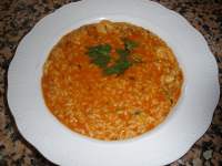   ARROZ CALDOSO CON GAMBAS Y ALMEJAS