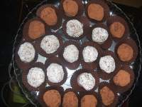   Bizco-trufis de chocolate