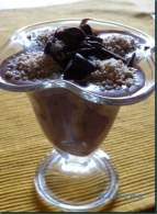   Copa de yogur con trufa de chocolate