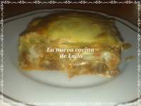   Lasagna de espinacas