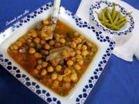   GARBANZOS CON COSTILLA Y VERDURAS 