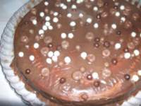   Tarta de obleas y chocolate