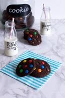 
Galletas de chocolate con M&M's
         