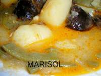   Guiso con morcilla