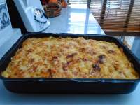   MACARRONES BOLOÑESA AL HORNO