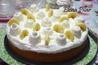   Tarta de crema de plátano - Merengues (dos recetas!!!)