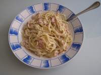   Espaguetis a la carbonara