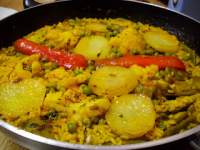   PAELLA DE VERDURAS PARA DOS