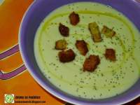   MENÙ ANTICRISIS (Crema de puerros con pan al ajo. San Jacobos de calabacín. Naranja al caramelo)