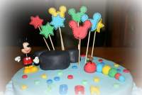   Tarta fondant de Mickey Mouse