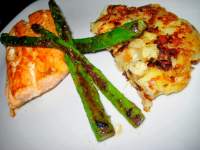   Salmón a la plancha con Fricó Zamorano