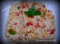   Ensalada de cuscus y garbanzos