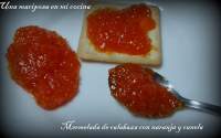   Mermelada de calabaza con canela y naranja