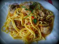   Fideos a la cazuela con costilla salada