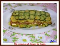   Pastel de carne, patata y calabacín