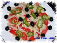   ENSALADA DE TOMATE Y BACALAO