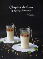   Chupitos de lima y queso crema
