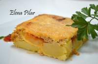   Pastel de Patatas gratinadas (Microondas)