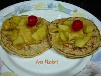   TORTITAS DE SALVADO DE AVENA CON MANZANA 