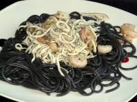   Pasta nero di sepia ai Frutti di Mare