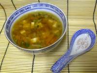   Sopa de miso con tofu y verduras