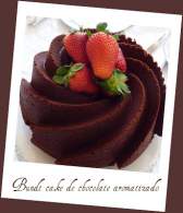   Bundt cake de chocolate aromatizado