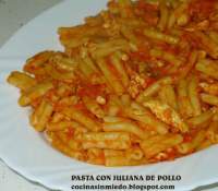   PASTA CON JULIANA DE POLLO