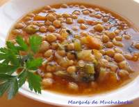   POTAJE DE GARBANZOS CON VERDURAS