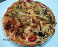   Quiche hortelana con Emmental