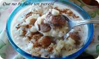   Arroz con Leche y Castañas