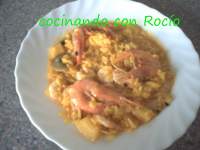   ARROZ CON COQUINAS GAMBAS Y CHOCOS