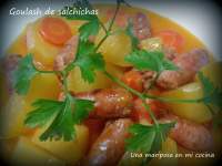   Goulash de salchichas