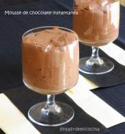   MOUSSE DE CHOCOLATE INSTANTÀNEA (Nigella Lawson)