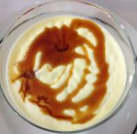 Panna Cotta de queso y jarabe de arce