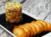   TARTARE DE SALMÒN Y ATÙN ROJO CON CÌTRICOS