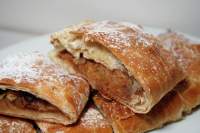   Apfelstrudel o Strudel de manzana light