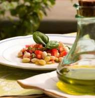 Ensalada de alubias blancas  