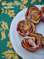   Rosas de Hojaldre con Manzana