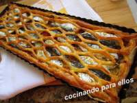   PASTEL DE XOUBIÑAS (SARDINILLAS) CON FRITADA DE VERDURAS 